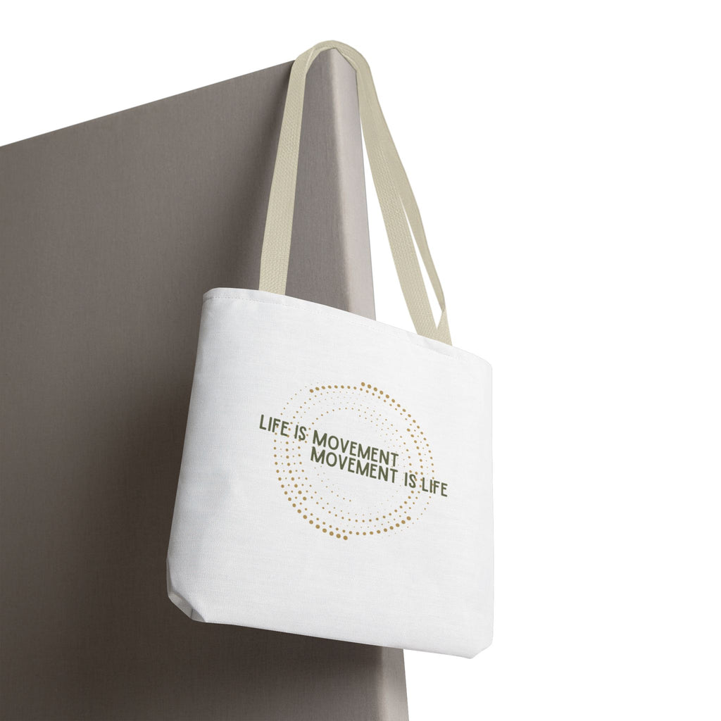 Tote Bag “Life is Movement” – Bolsa resistente para el día a día
