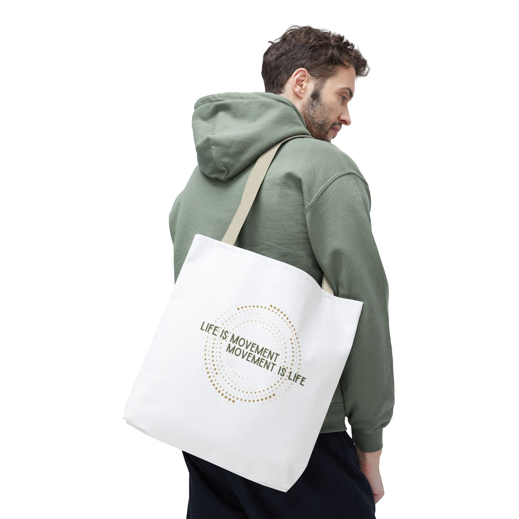 Tote Bag “Life is Movement” – Bolsa resistente para el día a día